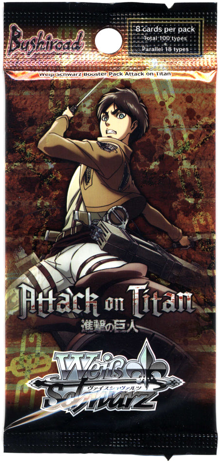 Weiss Schwarz Attack On Titan Booster Pack